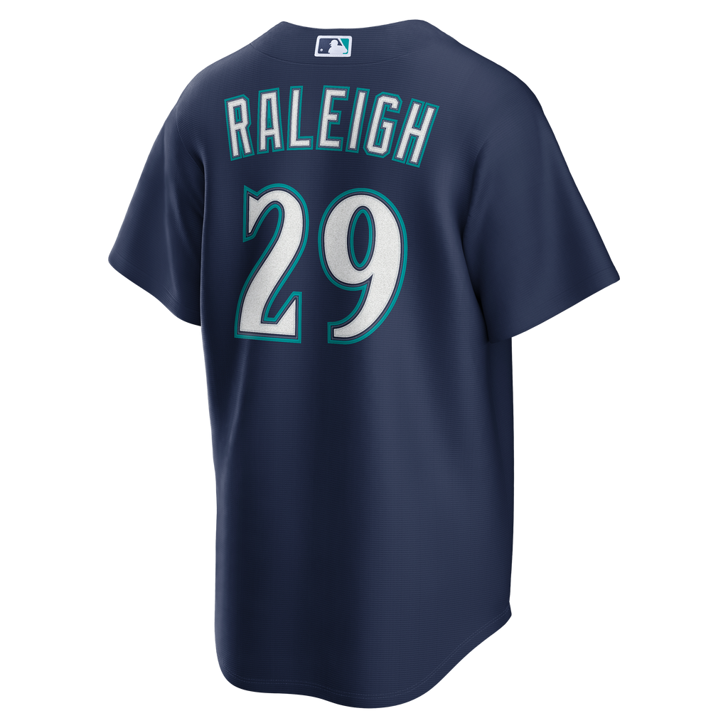 Seattle Mariners Cal Raleigh Nike Teal Alternate Replica Jersey