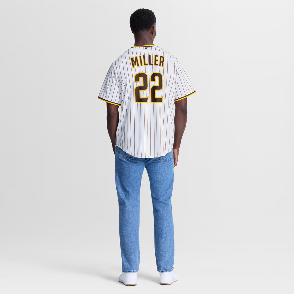 San Diego Padres Mason Miller Nike White Home Replica Jersey