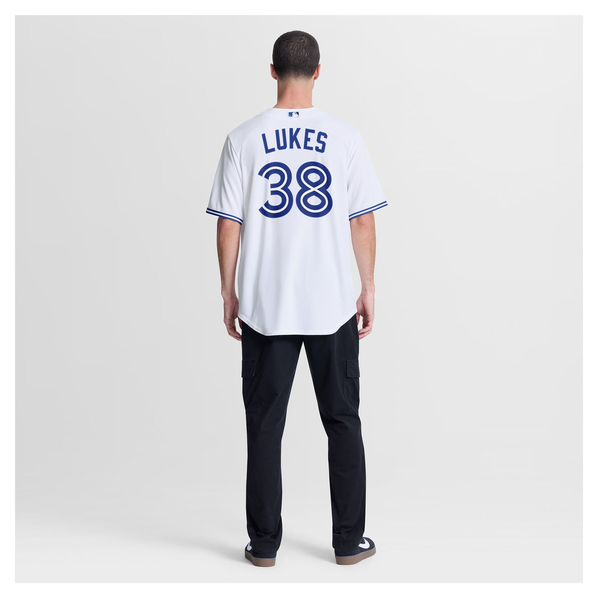 Toronto Blue Jays Nathan Lukes Nike White Home Replica Jersey