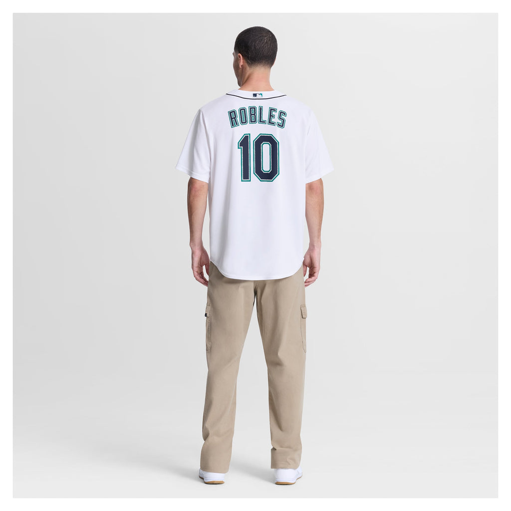 Seattle Mariners Victor Robles Nike White Home Replica Jersey