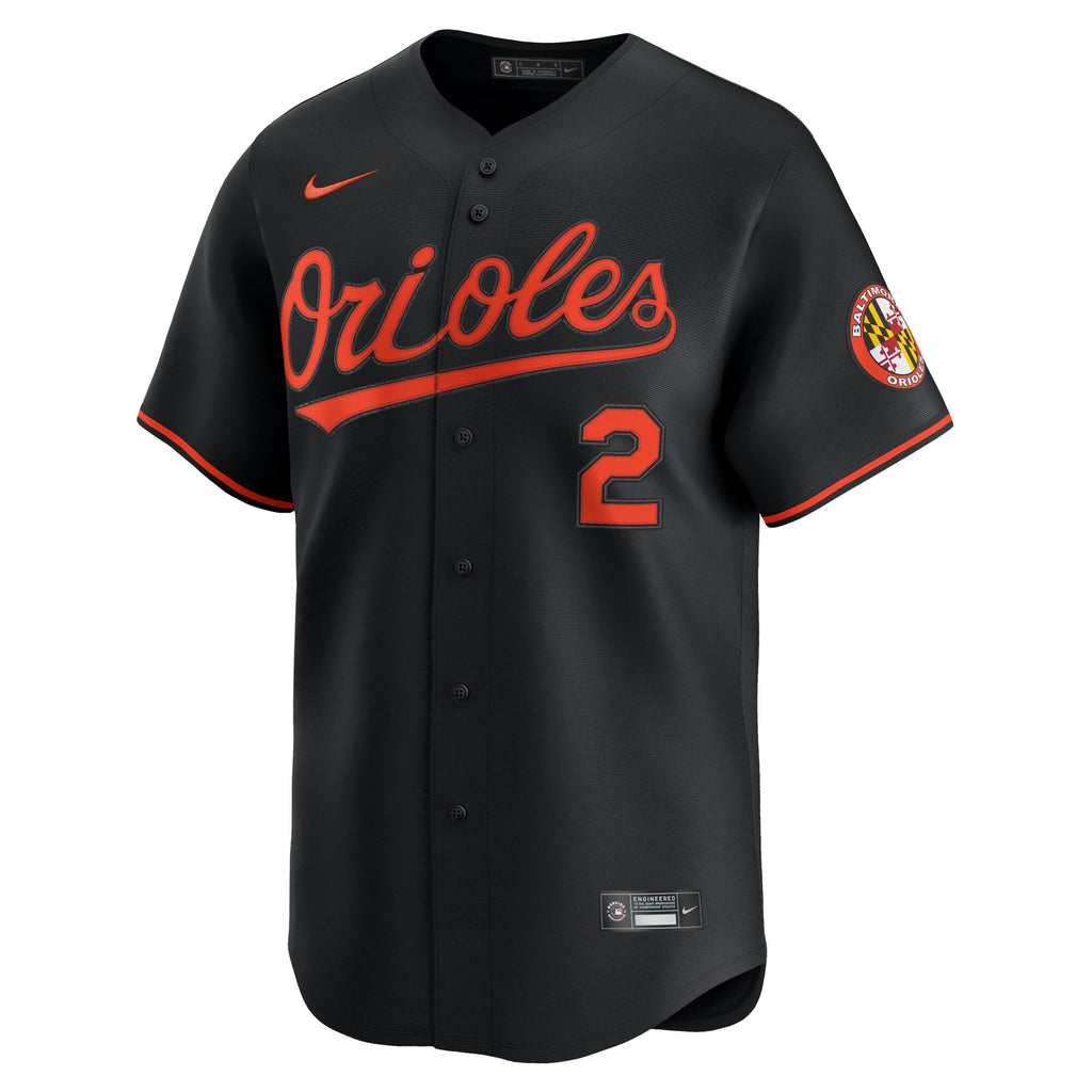 Baltimore Orioles Gunnar Henderson Nike Black Alternate Limited Player Jersey