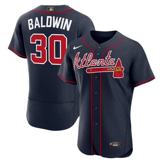 Atlanta Braves Drake Baldwin Nike Navy Alternate MLB Awards Authentic Jersey