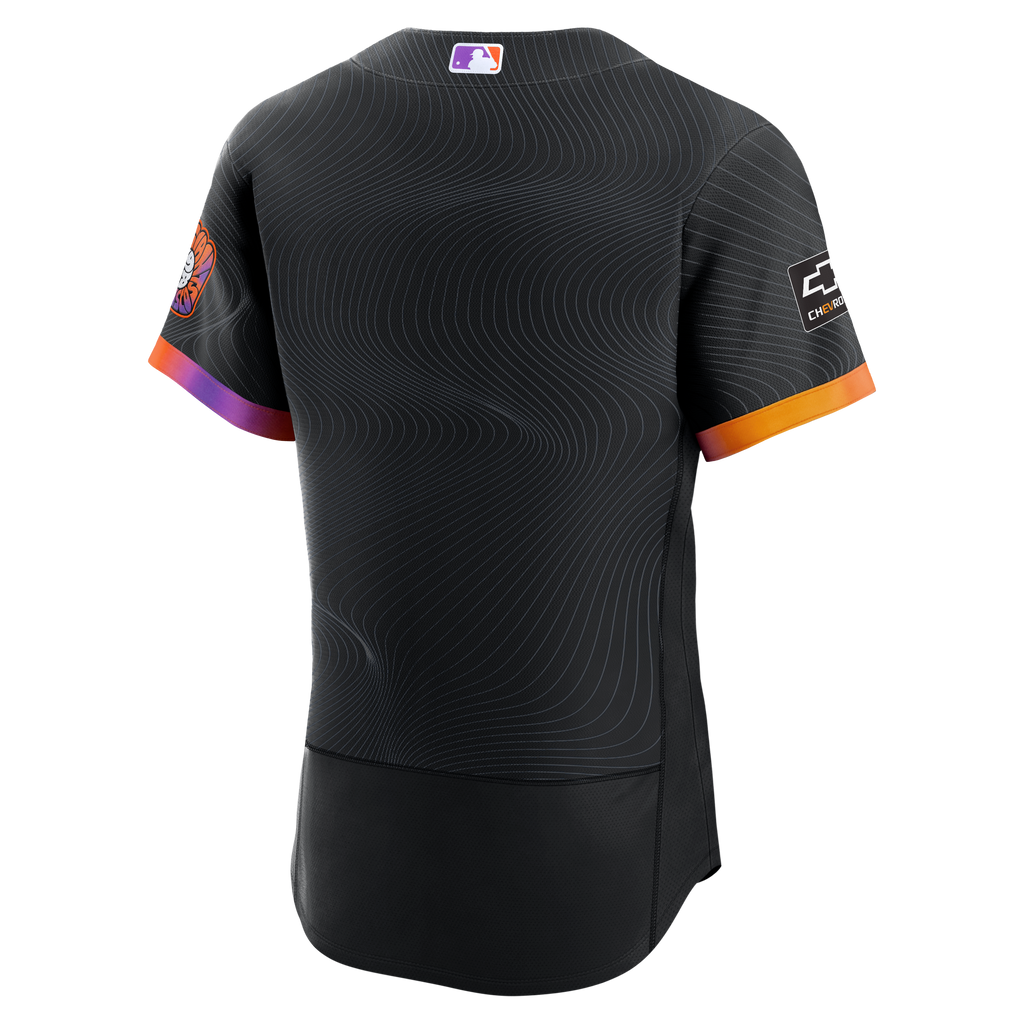 San Francisco Giants Nike Anthracite City Connect Authentic Sponsor Patch Jersey