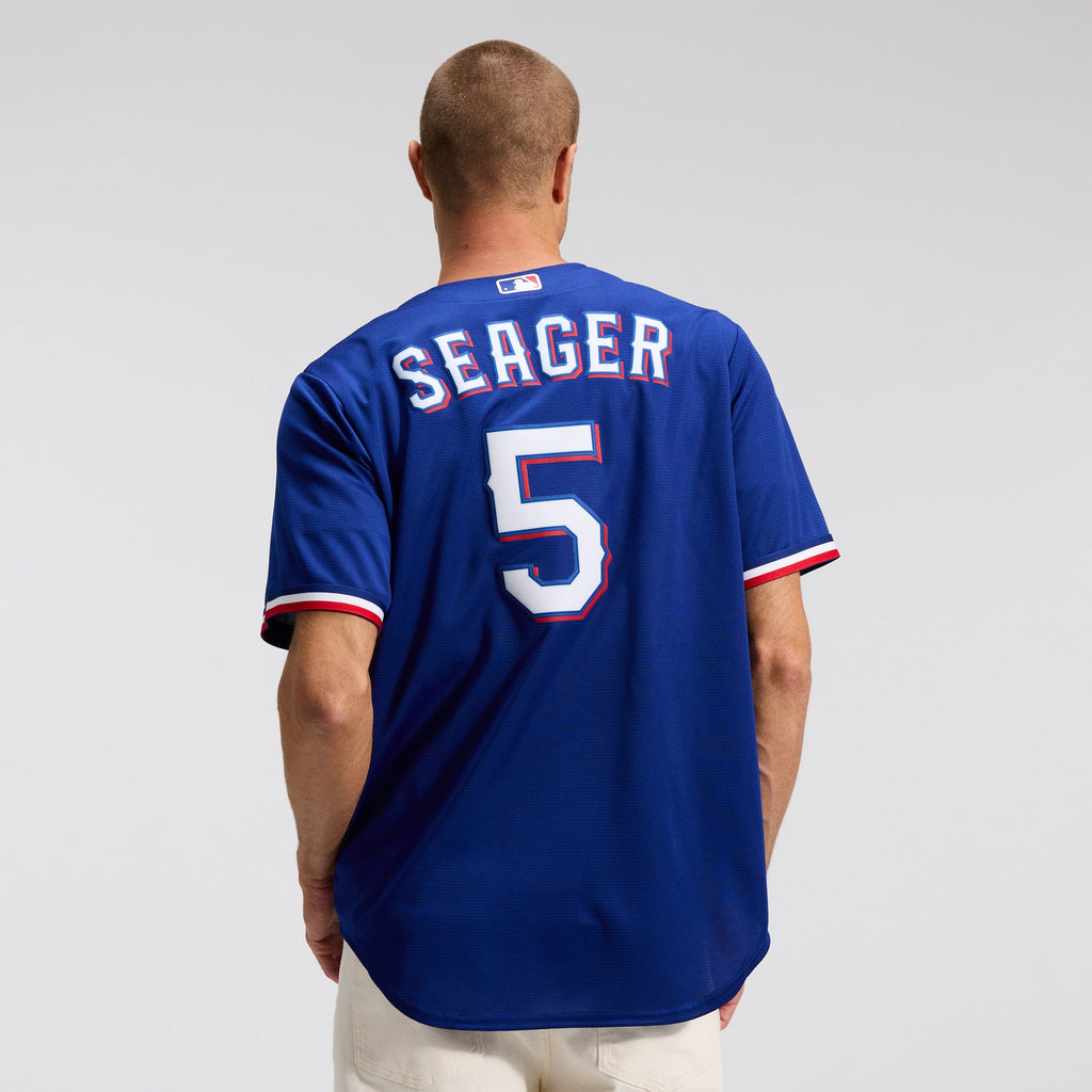 Texas Rangers Corey Seager Nike Gray Road Replica Jersey