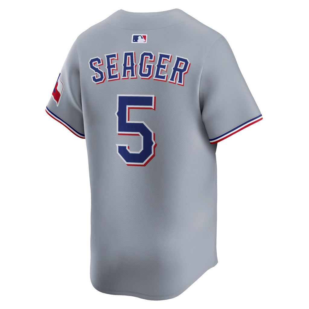 Texas Rangers Corey Seager Nike Gray Road Limited Jersey