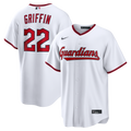 Cleveland Guardians Foster Griffin Nike White Home Replica Jersey