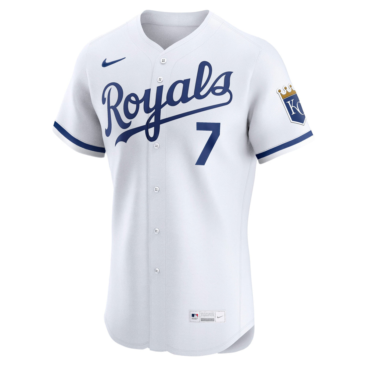 Kansas City Royals Bobby Witt Jr. Nike Royal Alternate 2 Elite Player Jersey