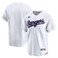 Texas Rangers Nike White Cooperstown Collection Limited Jersey
