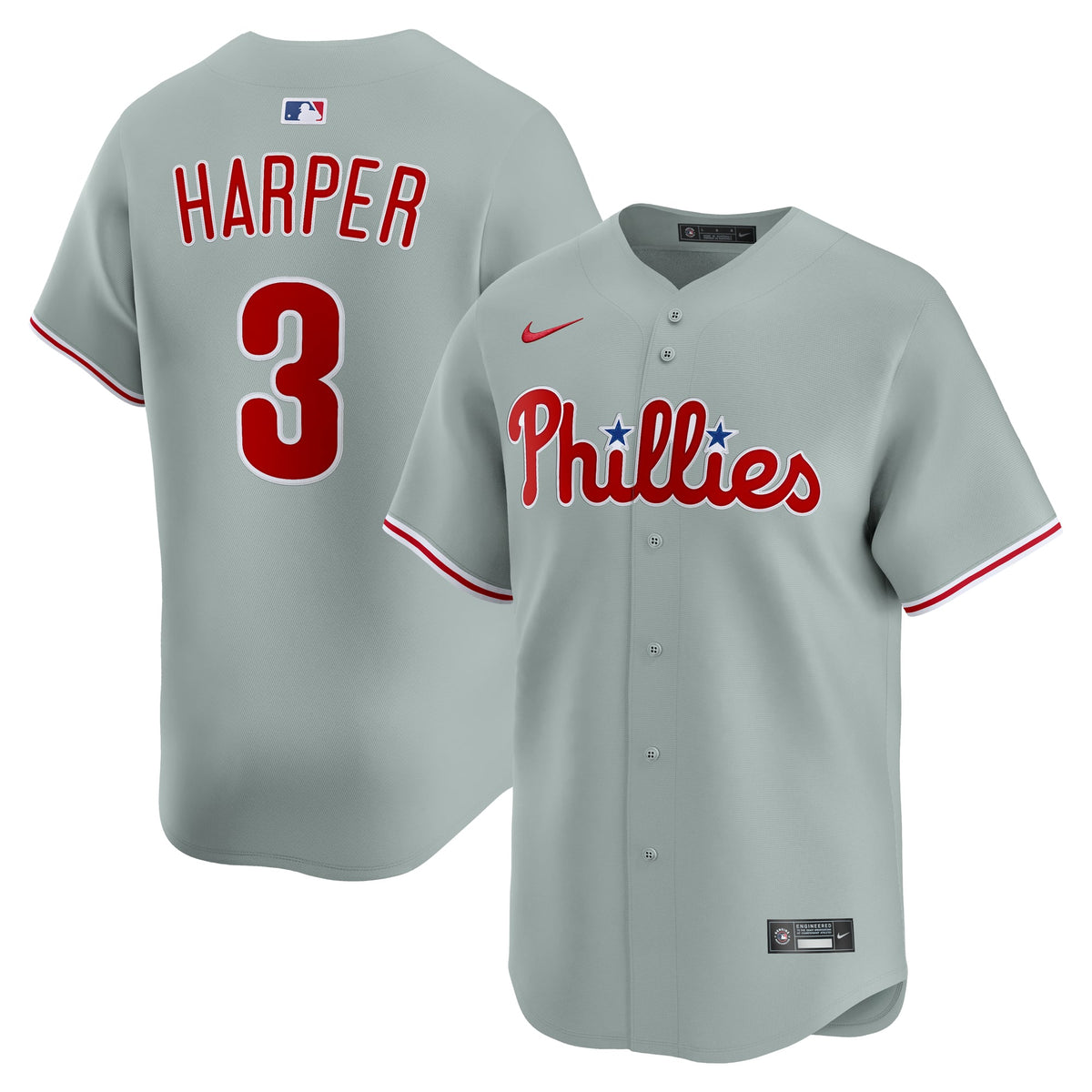 Philadelphia Phillies Bryce Harper Nike Light Blue Alternate Limited Player Jersey