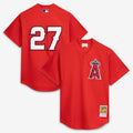 California Angels Vladimir Guerrero Mitchell & Ness Red Authentic Batting Practice Jersey