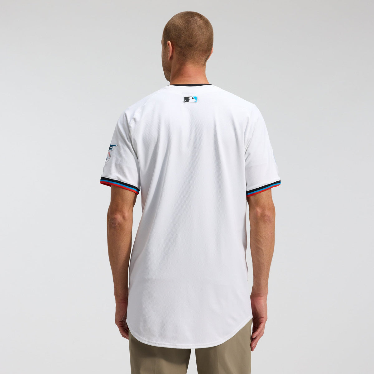 Miami Marlins Nike White Home Elite Jersey