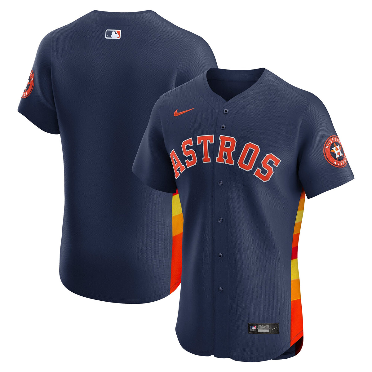 Houston Astros Nike Orange Alternate Elite Jersey