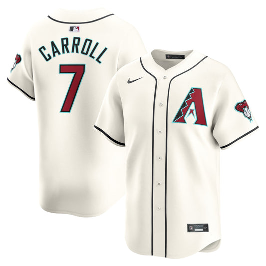 Arizona Diamondbacks Corbin Carroll Nike White Home Limited Player Jersey
