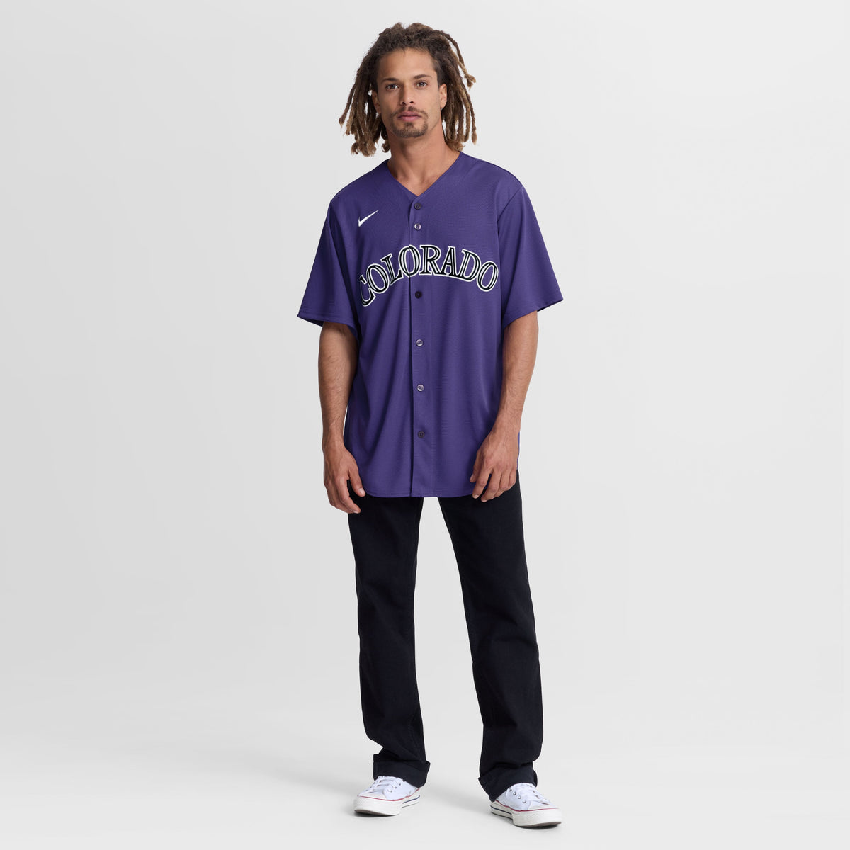 Colorado Rockies Nike Purple Alternate Replica Jersey
