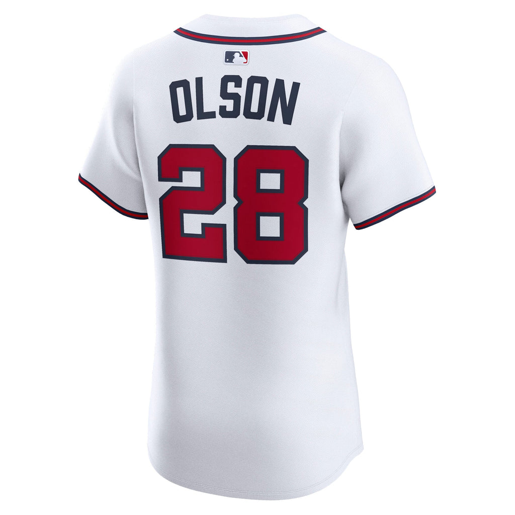 Atlanta Braves Matt Olson Nike White Home Elite Player Jersey