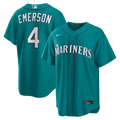 Seattle Mariners Colt Emerson Nike Teal Alternate Replica Jersey