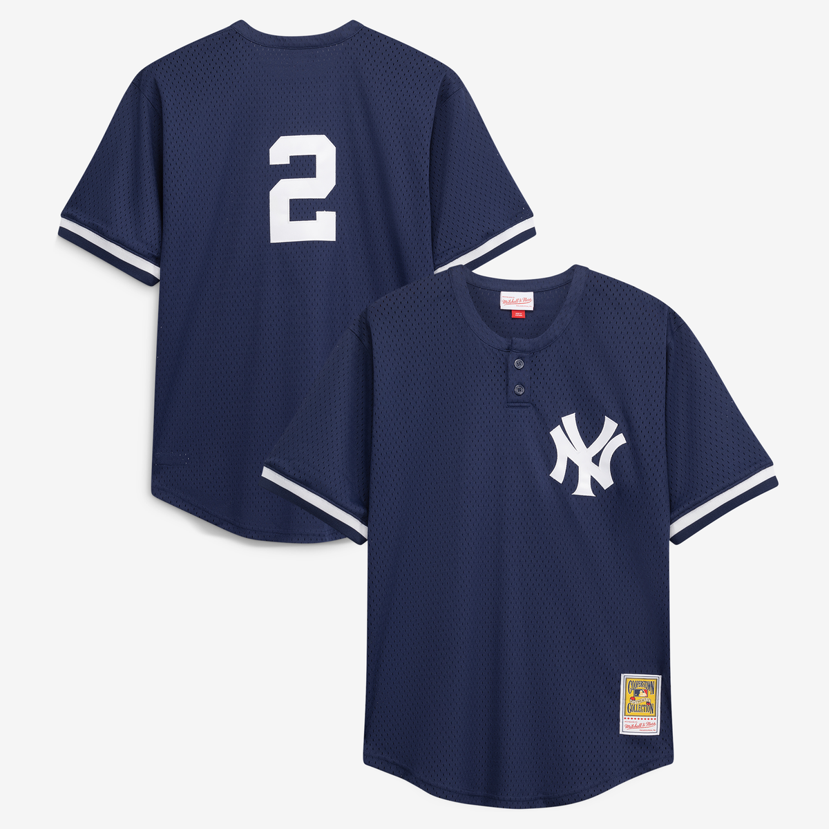 New York Yankees Derek Jeter Mitchell & Ness Navy Big & Tall Batting Practice Replica Player Jersey