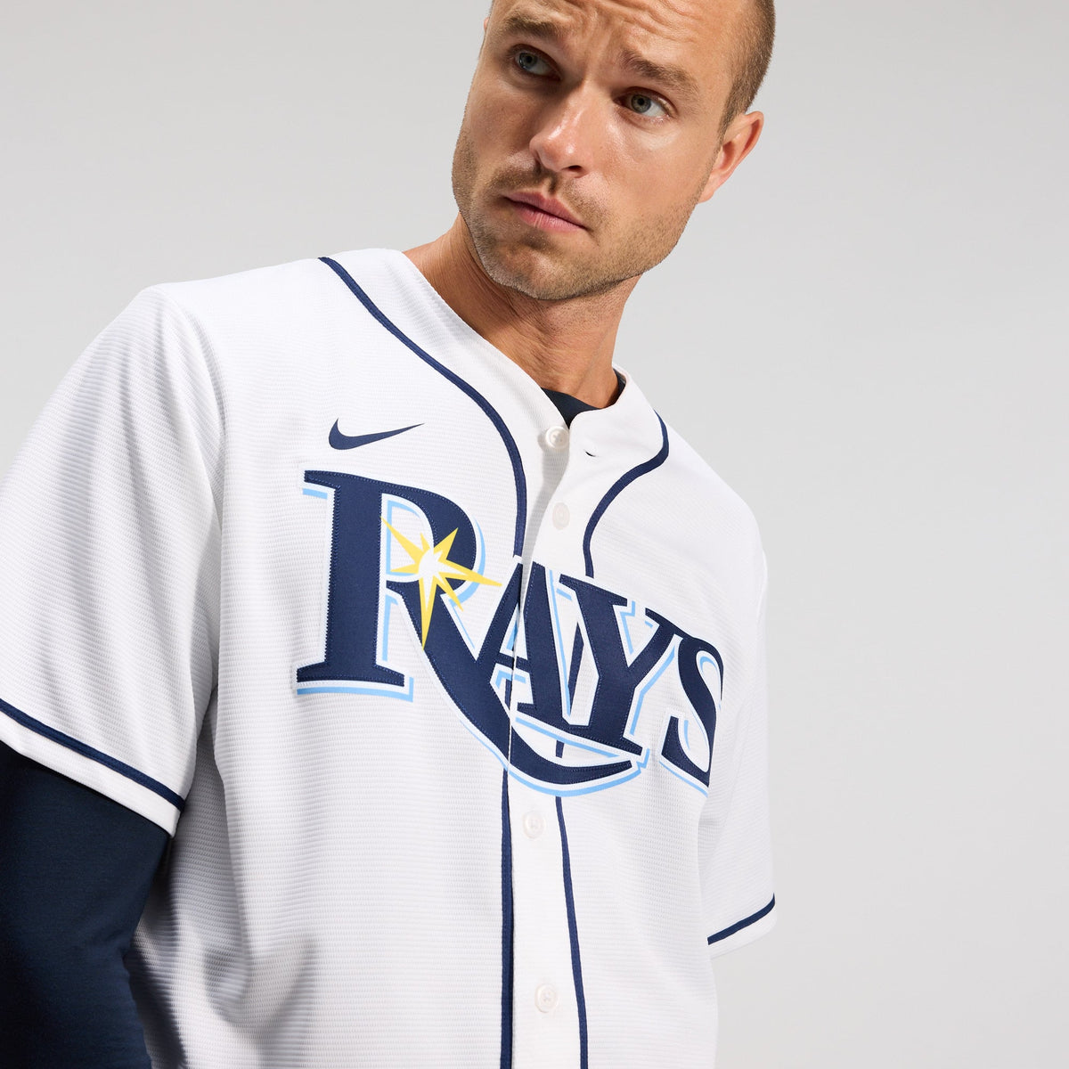 Tampa Bay Rays Yandy Díaz Nike White Home Replica Jersey