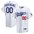 Los Angeles Dodgers Nike White Home Stadium Custom Jersey