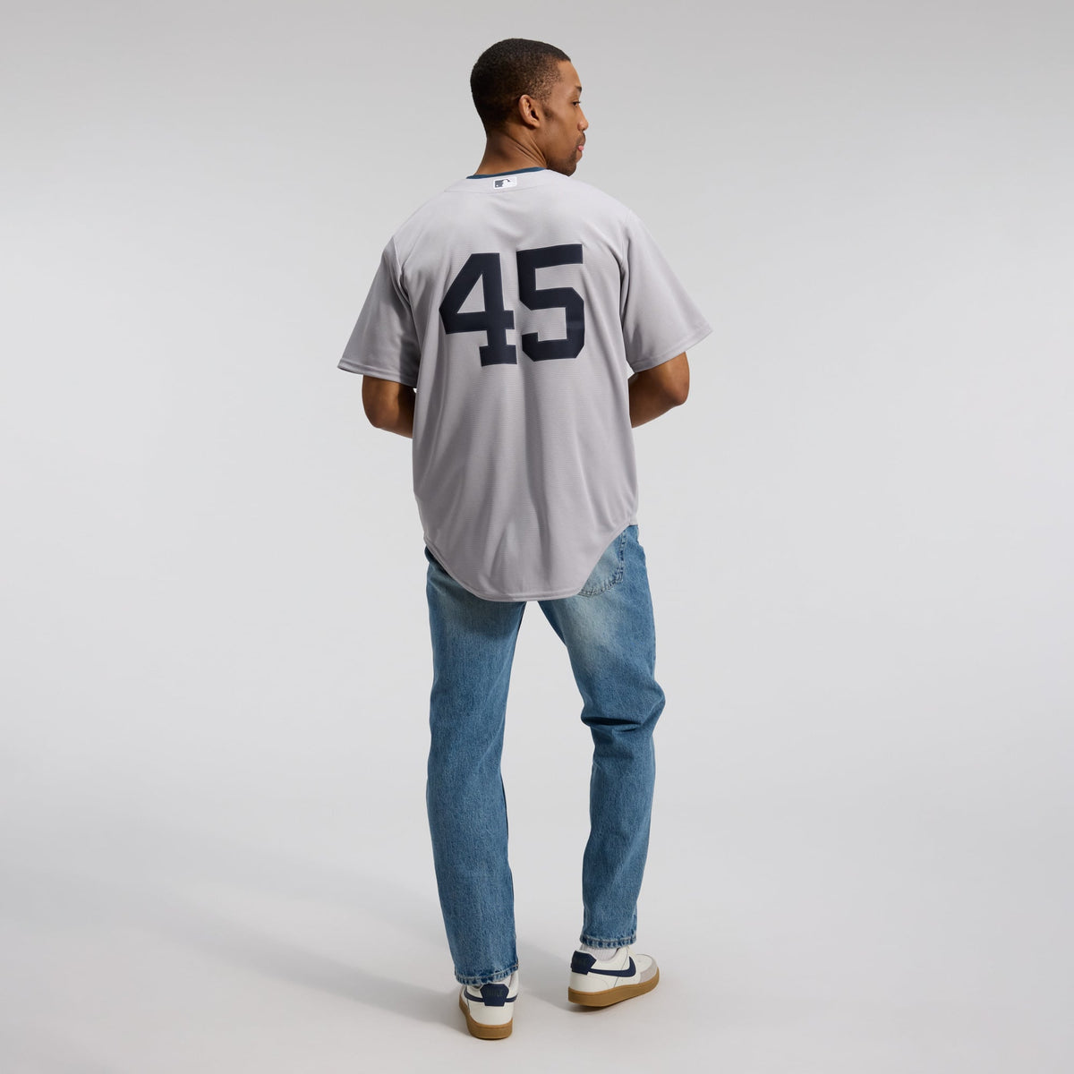New York Yankees Gerrit Cole Nike Gray Road Replica Jersey