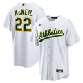 Athletics Jeff McNeil Nike White Home Replica Jersey