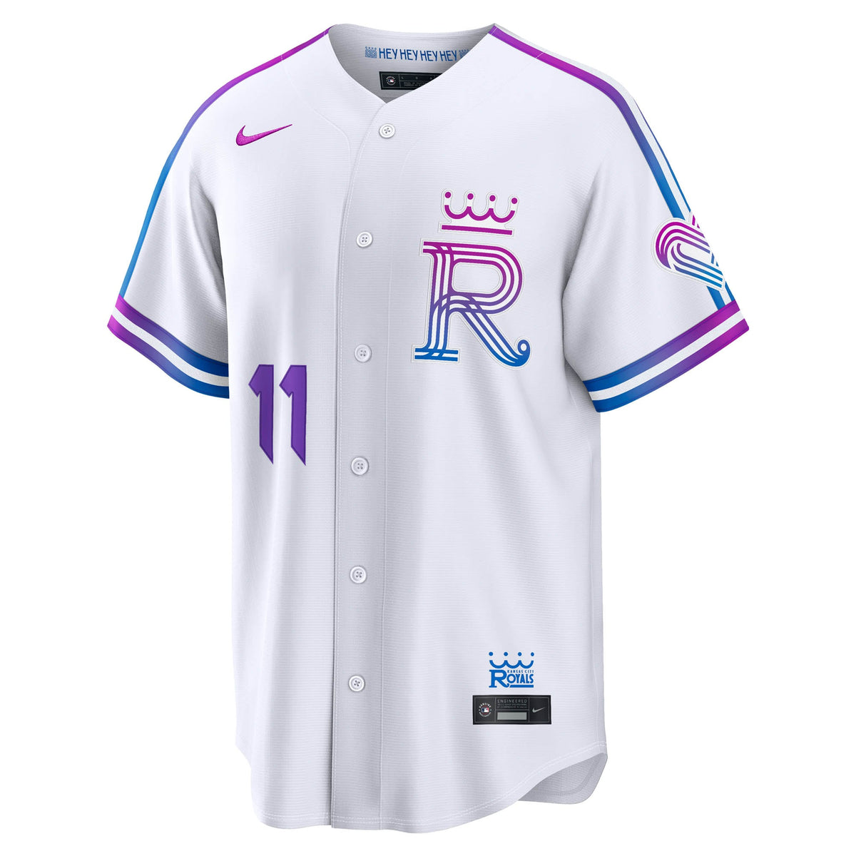 Kansas City Royals Maikel Garcia Nike White 2026 City Connect Stadium Jersey