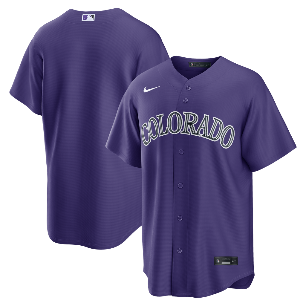 Colorado Rockies Nike Purple Alternate Replica Jersey
