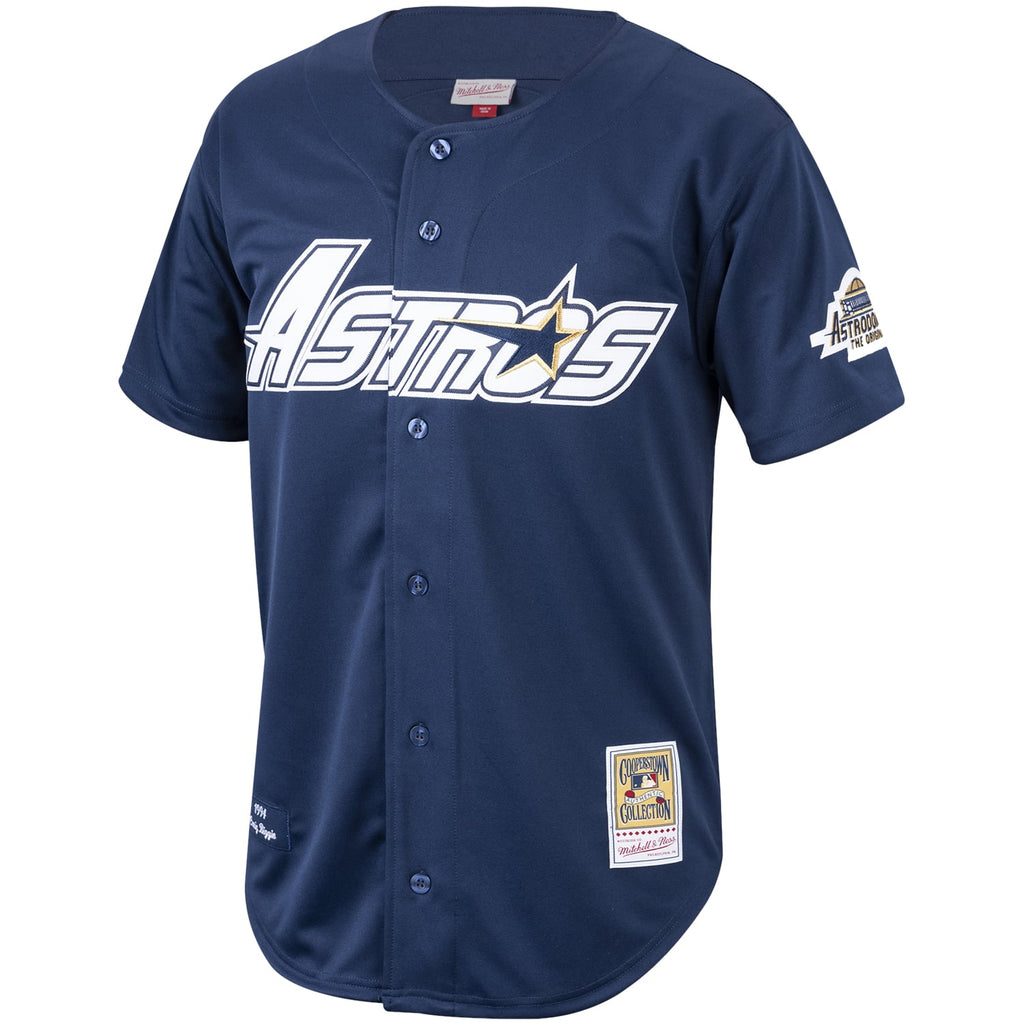 Houston Astros Craig Biggio Mitchell & Ness Navy Cooperstown Collection 1994 Authentic Jersey