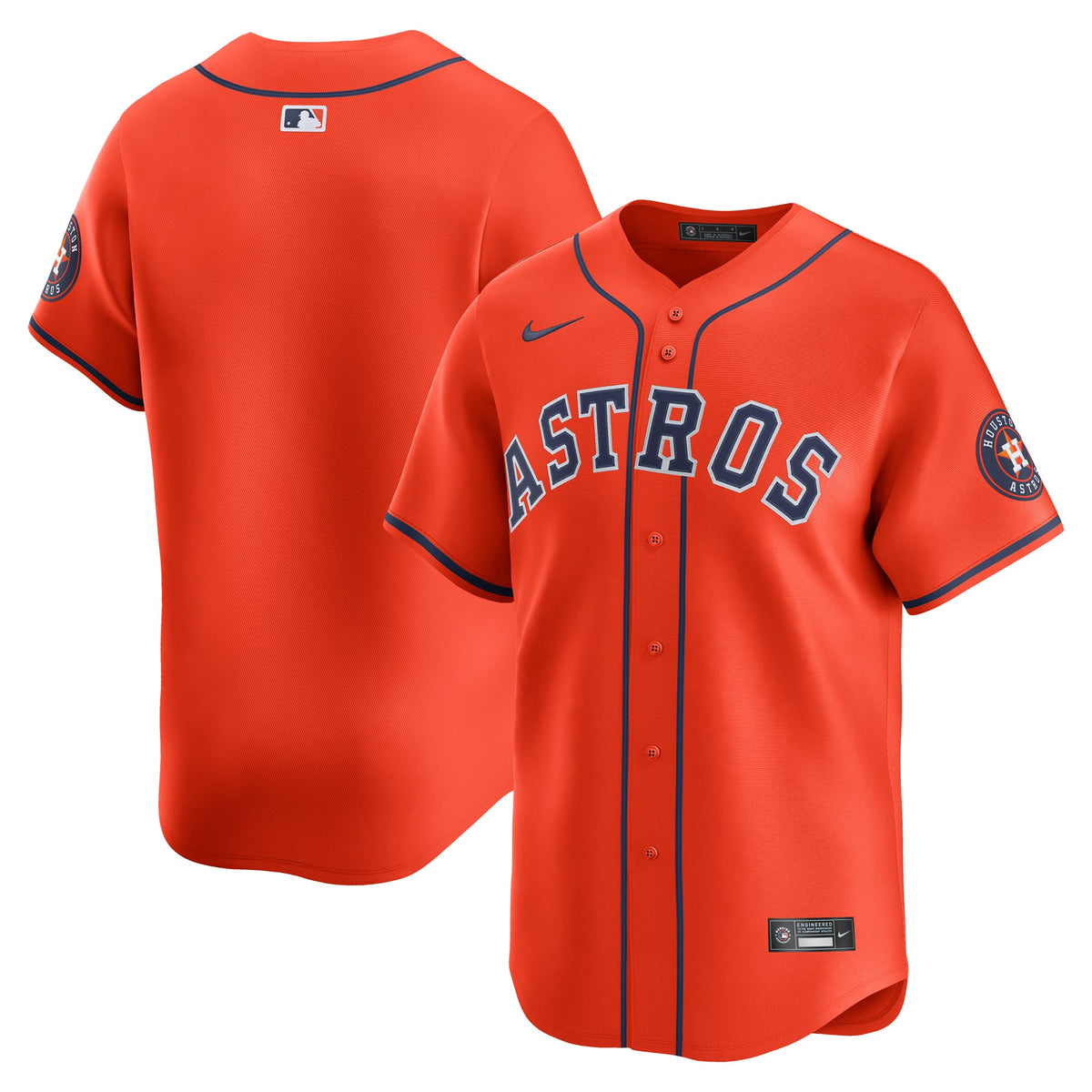Houston Astros Nike White Home Limited Jersey