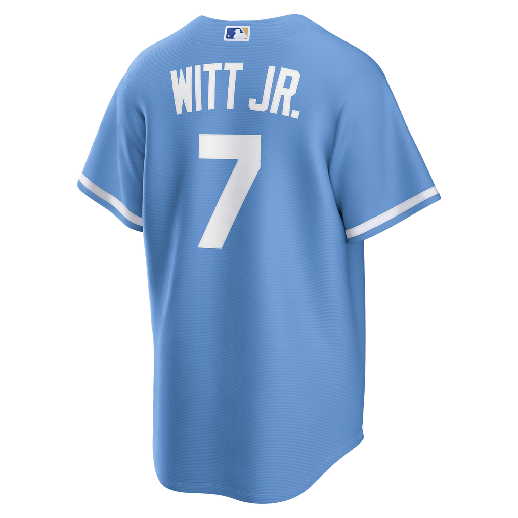 Kansas City Royals Bobby Witt Jr. Nike Light Blue Alternate Replica Jersey