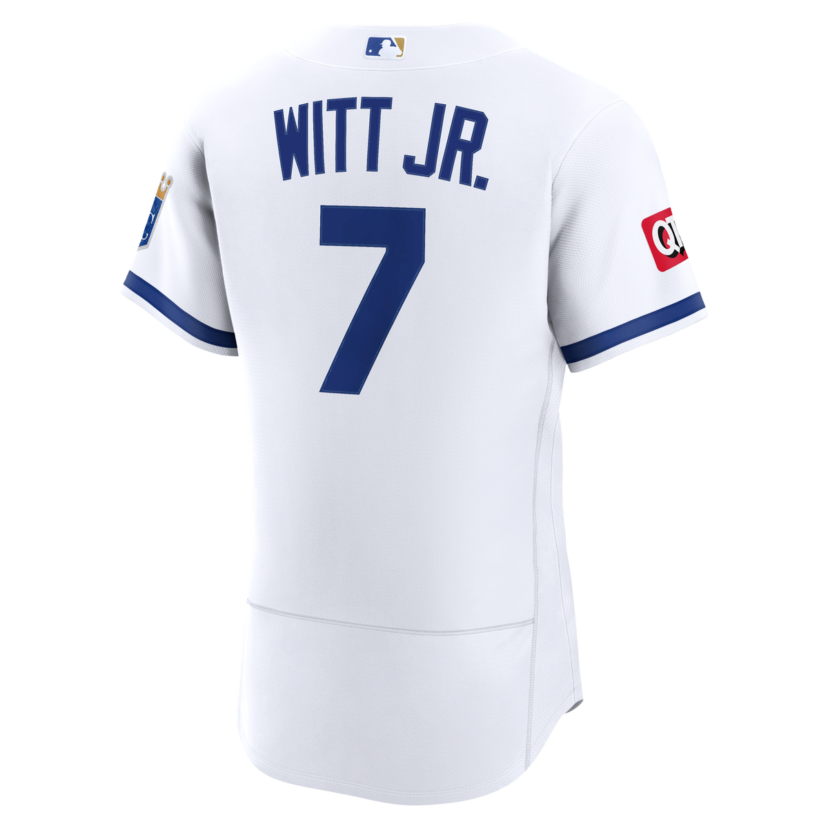 Kansas City Royals Bobby Witt Jr. Nike Light Blue Alternate Authentic Sponsor Patch Jersey