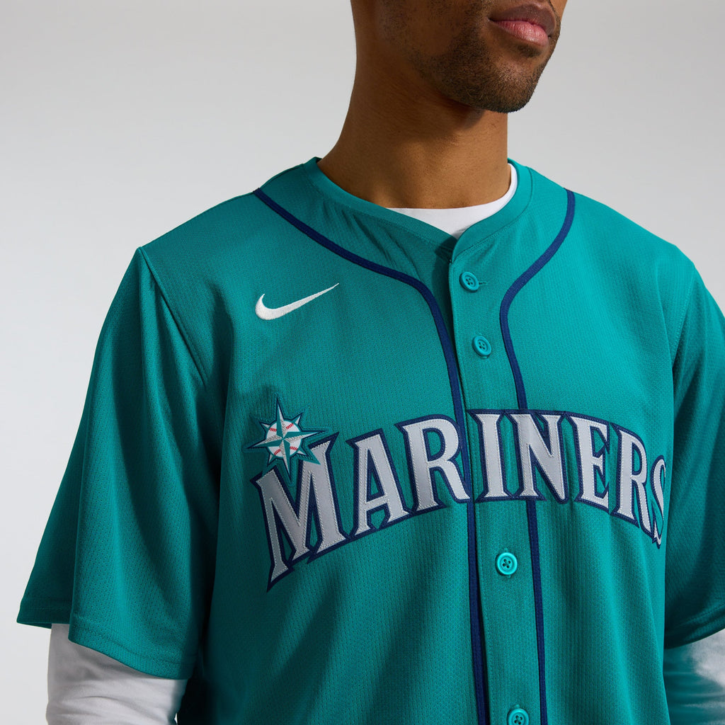 Seattle Mariners Cal Raleigh Nike Teal Alternate Limited Jersey