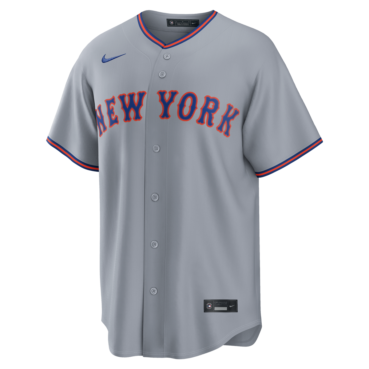 New York Mets Francisco Lindor Nike Gray Road Replica Jersey