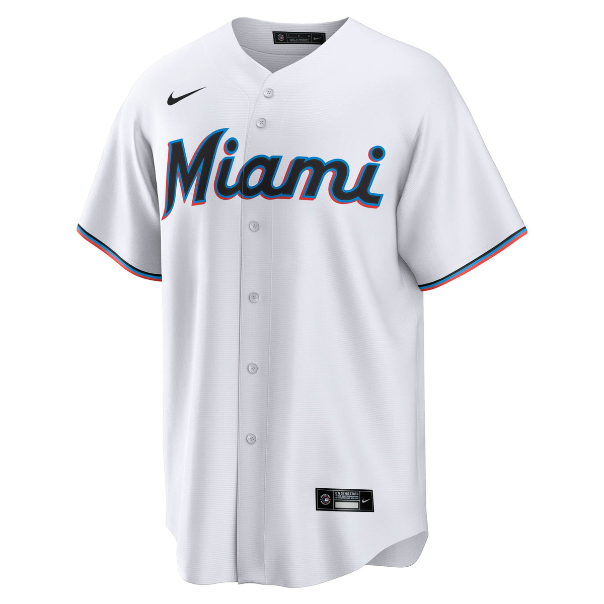 Miami Marlins Graham Pauley Nike White Home Replica Jersey