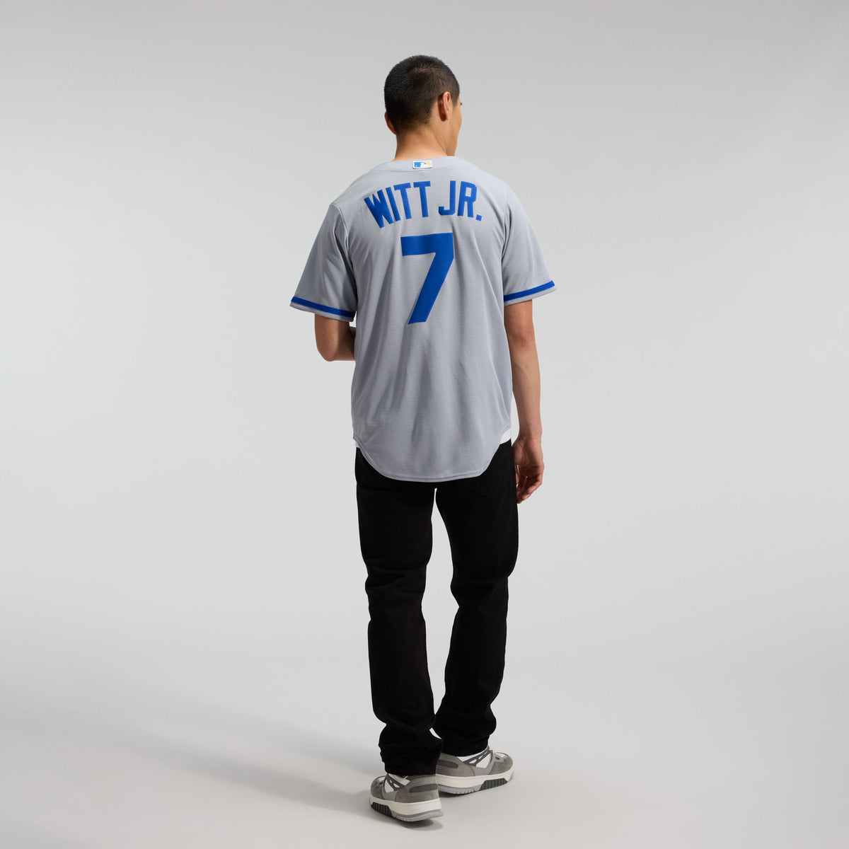 Kansas City Royals Bobby Witt Jr. Nike Gray Road Replica Jersey