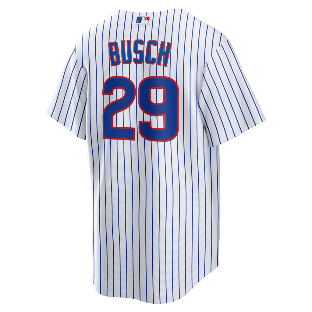 Chicago Cubs Michael Busch Nike White Home Replica Jersey