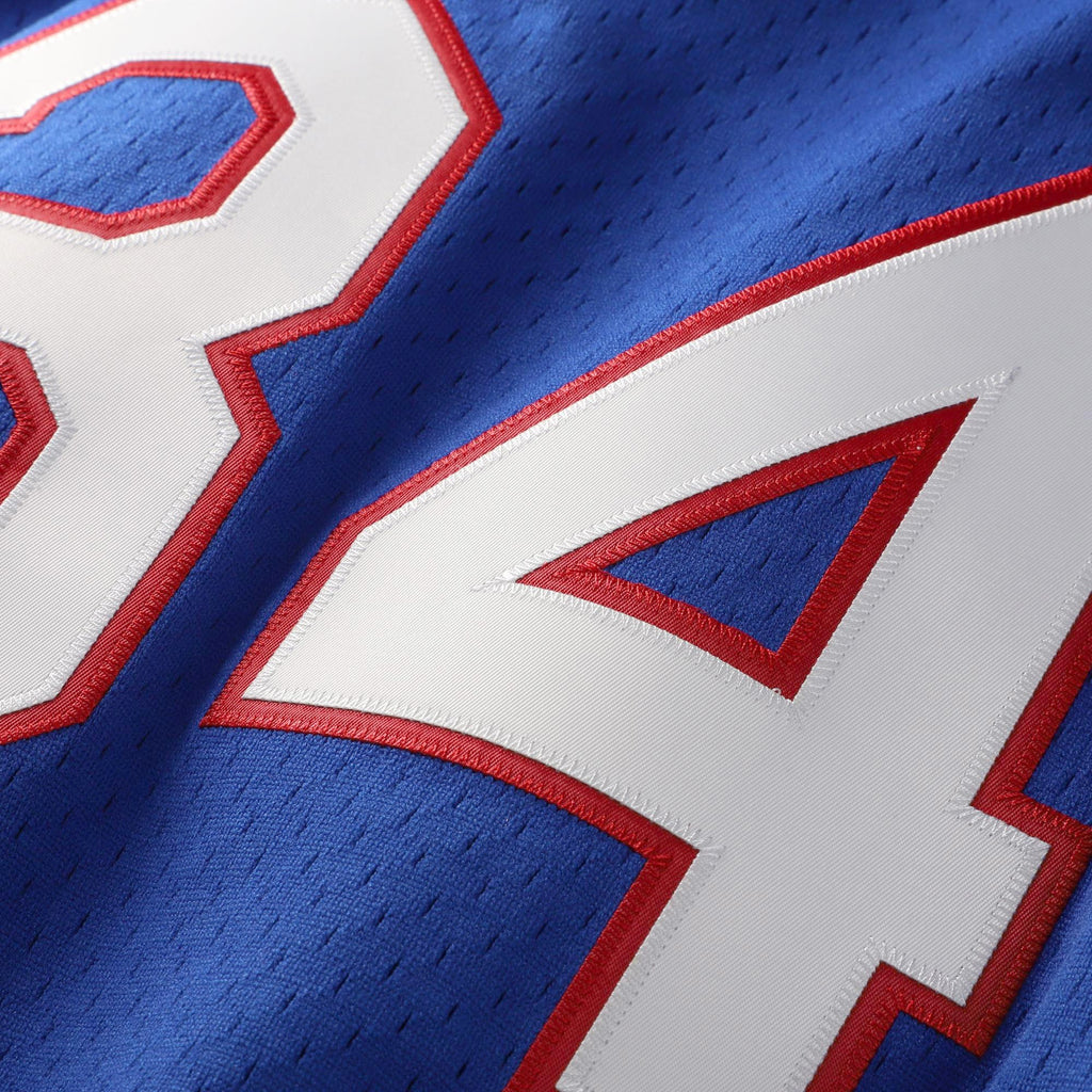 Texas Rangers Nolan Ryan Mitchell & Ness Royal Big & Tall Cooperstown Mesh Batting Practice Jersey