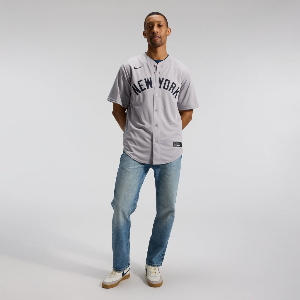 New York Yankees Gerrit Cole Nike Gray Road Replica Jersey