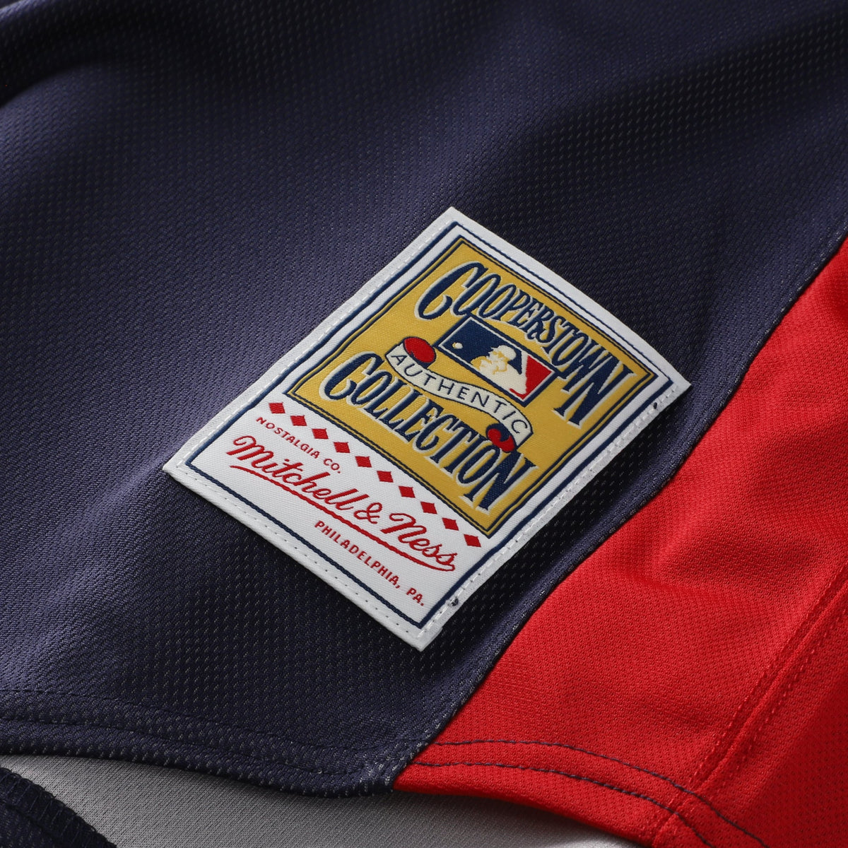 Atlanta Braves Chipper Jones Mitchell & Ness Navy Authentic Batting Practice Jersey