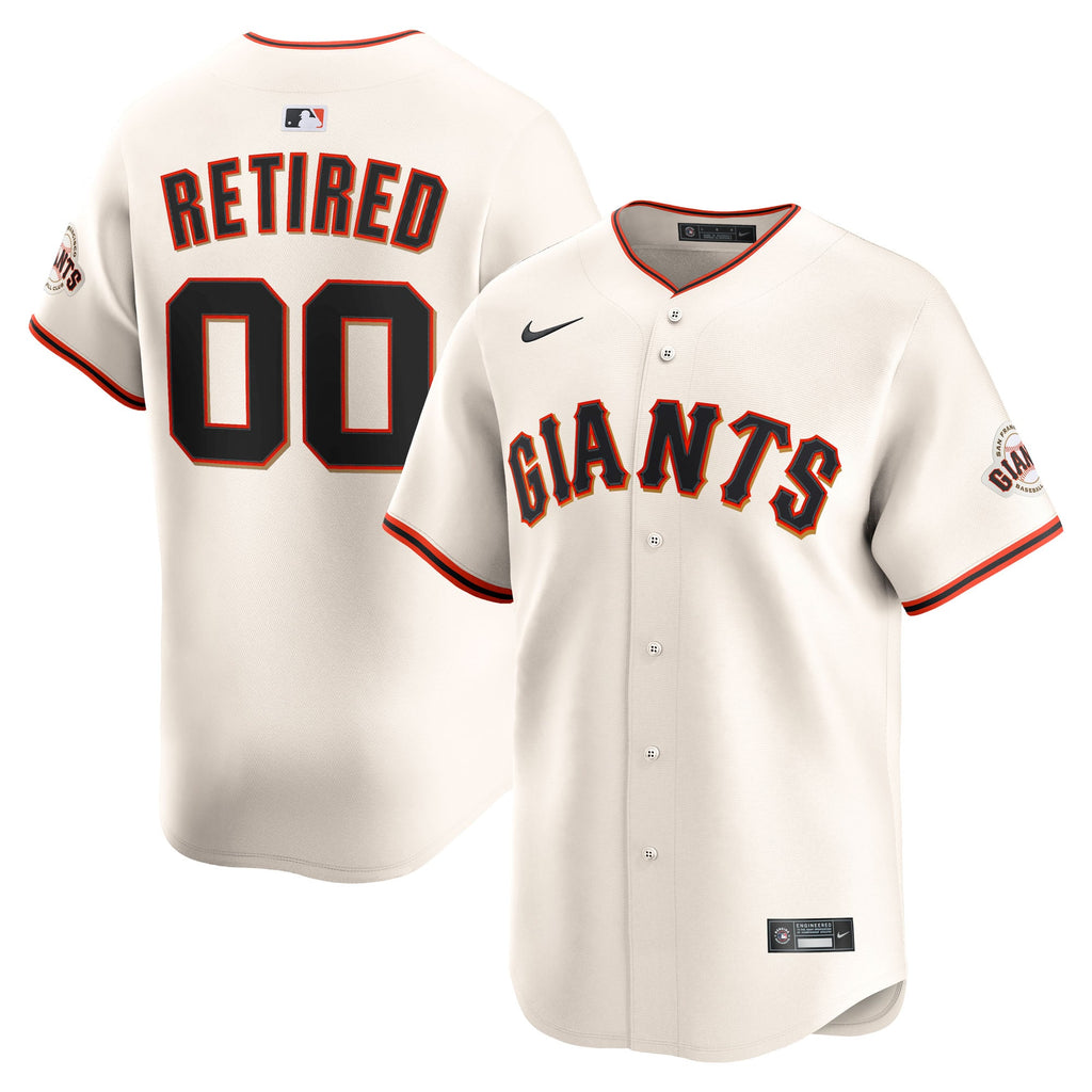 San Francisco Giants Nike Cream Home Limited Pick-A-Player Retired Roster Jersey