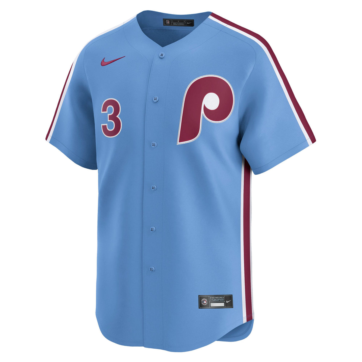 Philadelphia Phillies Bryce Harper Nike Light Blue Alternate Limited Player Jersey