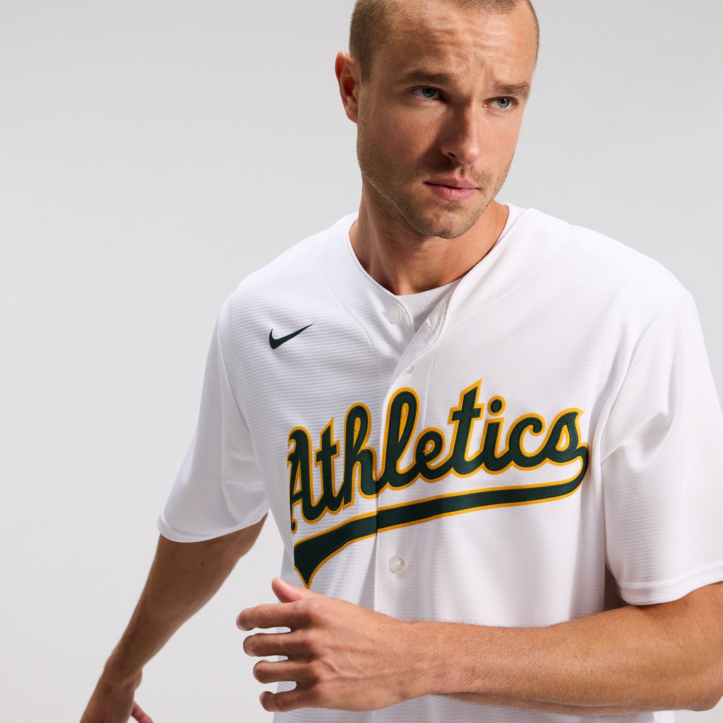 Athletics Nike White Home Replica Team Jersey