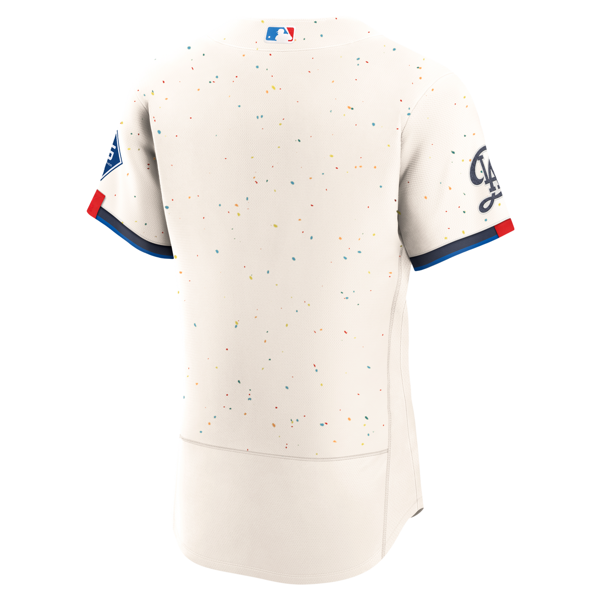 Los Angeles Dodgers Nike Cream City Connect Authentic Sponsor Patch Jersey