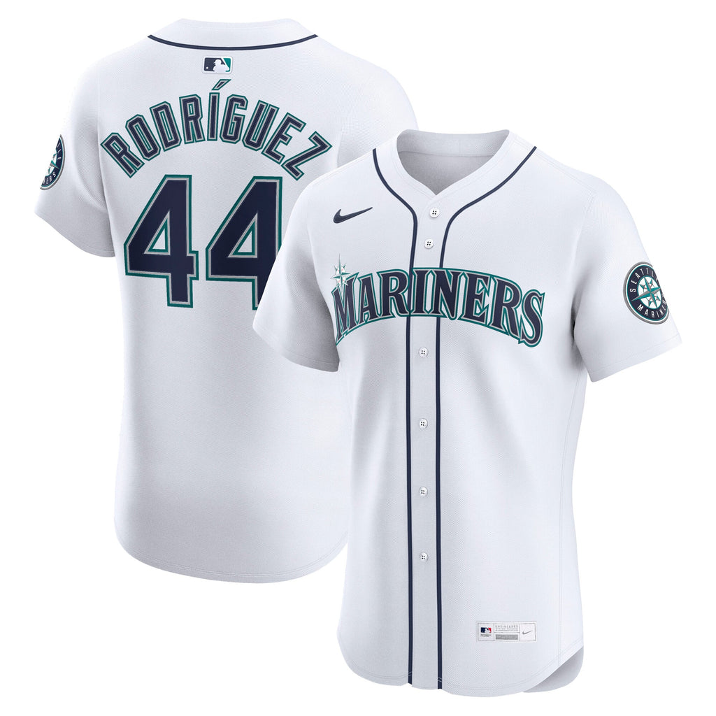 Seattle Mariners Julio Rodríguez Nike White Home Elite Jersey