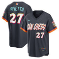 San Diego Padres Nick Pivetta Nike Obsidian 2026 City Connect Stadium Jersey