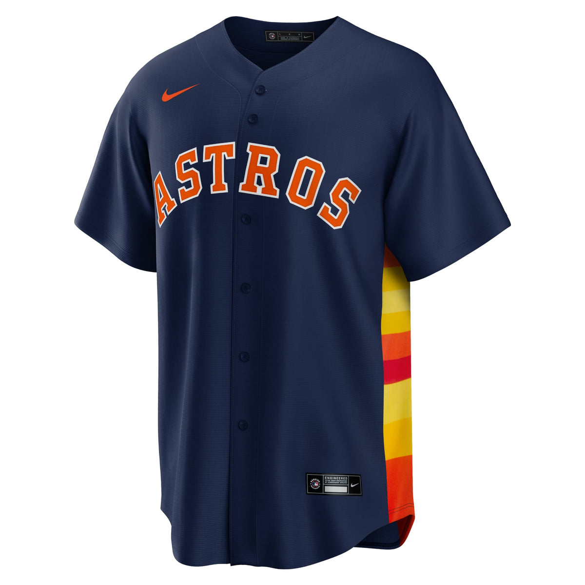 Houston Astros Nike White Home Replica Team Jersey