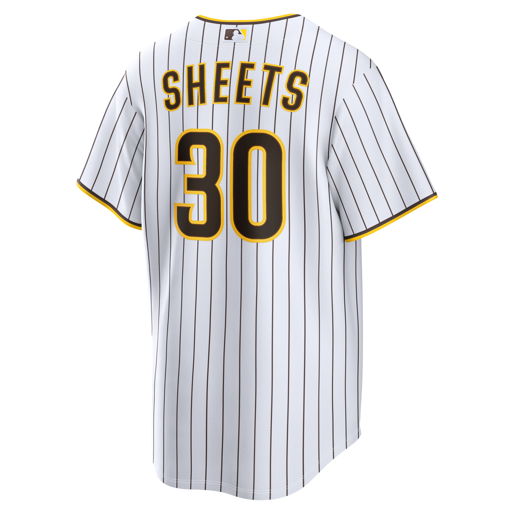 San Diego Padres Gavin Sheets Nike White Home Replica Jersey
