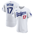 Los Angeles Dodgers Shohei Ohtani Nike White Home Authentic Sponsor Patch Jersey