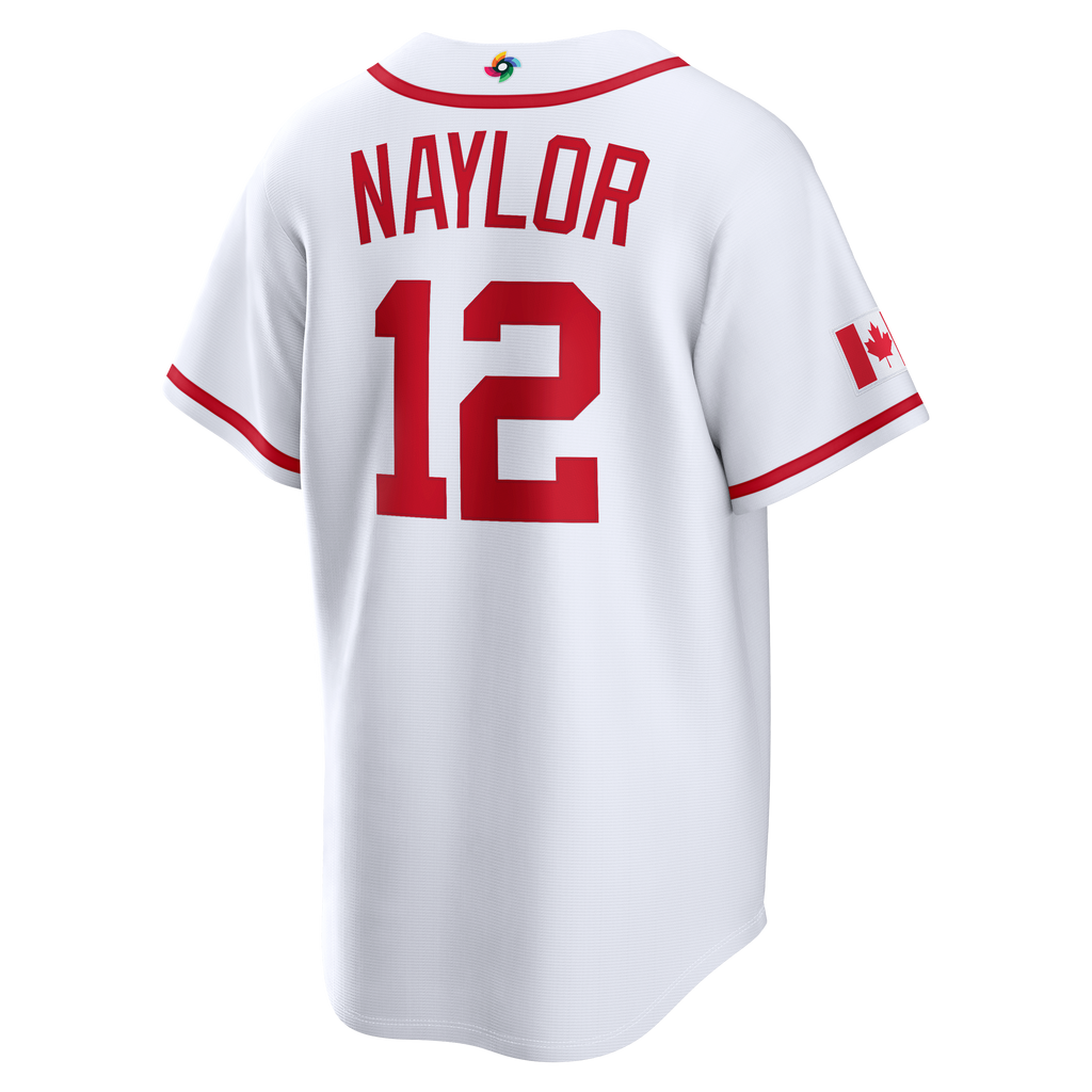 Canada Baseball Josh Naylor Nike White 2026 World Baseball Classic Home Stadium Jersey