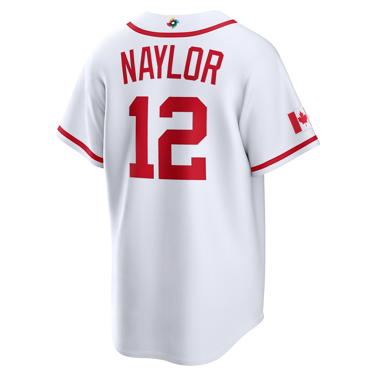 Canada Baseball Josh Naylor Nike White 2026 World Baseball Classic Home Stadium Jersey